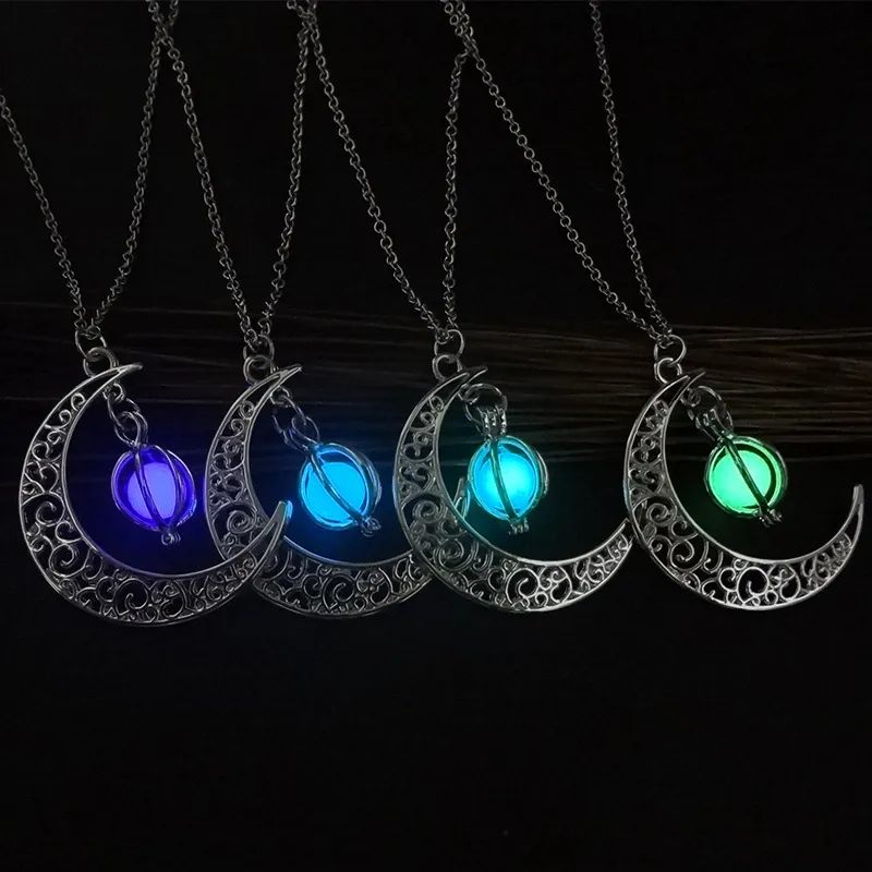 Luminous Moon Stone Healing Pendant Necklace - Image 4
