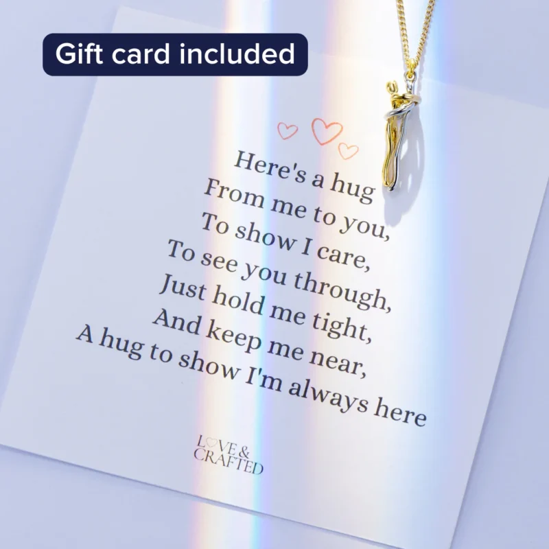 Gold Hug Necklace (With Ring) - Image 5